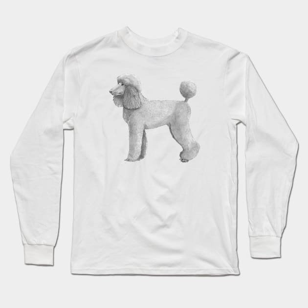 Poodle standard - abricot Long Sleeve T-Shirt by doggyshop